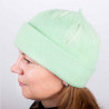 Zelená dámská módní čepice z čisté vlny Tonak 87300