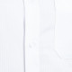 Prodloužená pánská košile slim fit bílá Assante 20017