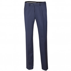 Modré pánské společenské kalhoty Assante 60521