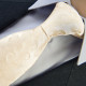 Vanilková svatební kravata Greg 92898