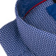Modrá pánská košile krátký rukáv vypasovaný střih Brighton 109818