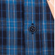 Pánská košile modrá krátký rukáv Tonelli 110880