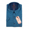Pánská nadměrná košile modrá krátký rukáv Tonelli 110889