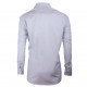Prodloužená pánská košile regular světle šedá Assante 20104
