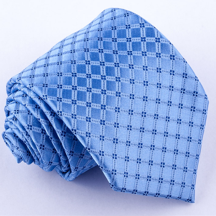 Modrá kravata vzor